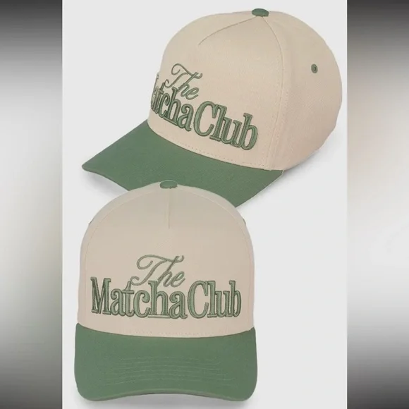 The Matcha Club Embroidered
Trucker Cap - Picture 2 of 5